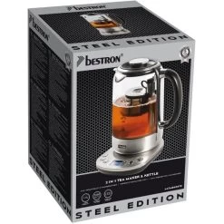 Bestron 2-in-1 Teebereiter & Wasserkocher AATM800STE -Küche Geschäft Bestron 2 in 1 Teebereiter Wasserkocher AATM800STE@@1740967 40