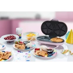 Bestron Doppel-Herzwaffeleisen ADWM1000P -Küche Geschäft Bestron Doppel Herzwaffeleisen ADWM1000P@@1742125 6