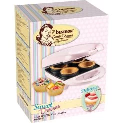 Bestron Mini Waffelbecher-Maker AWCM4P, Waffeleisen -Küche Geschäft Bestron Mini Waffelbecher Maker AWCM4P Waffeleisen@@1874536 3