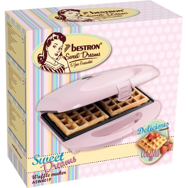 Bestron Waffeleisen ASW401P 5 Bestron Waffeleisen ASW401P – Bild 5