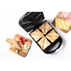 Bestron XXL Sandwichtoaster ASM13XXLZ, Sandwichmaker -Küche Geschäft Bestron XXL Sandwichtoaster ASM13XXLZ Sandwichmaker@@1820340 5