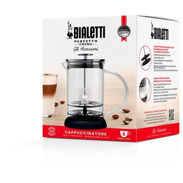 Bialetti Cappuccinatore Aus Glas, Milchaufschäumer 6 Bialetti Cappuccinatore Aus Glas, Milchaufschäumer – Bild 6