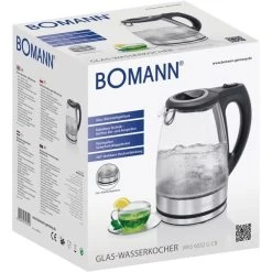 Bomann Glas-Wasserkocher WKS 6032 G -Küche Geschäft Bomann Glas Wasserkocher WKS 6032 G@@9gwldb55 3