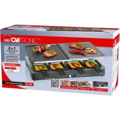 Clatronic 2-in-1 Raclette-Grill RG 3518 -Küche Geschäft Clatronic 2 in 1 Raclette Grill RG 3518@@9gbldq76 5