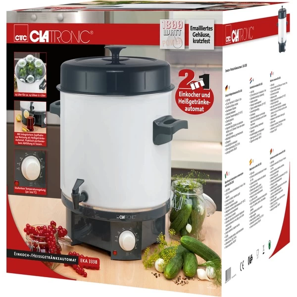 Clatronic Einkoch-/Heißgetränkeautomat EKA 3338, Einkochautomat 3 Clatronic Einkoch-/Heißgetränkeautomat EKA 3338, Einkochautomat – Bild 3