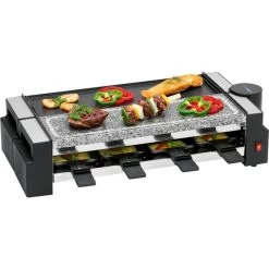 Clatronic Raclette Grill Mit Heißem Stein RG 3678
