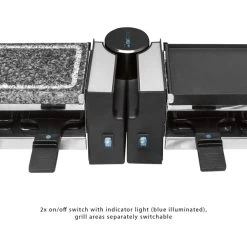 Clatronic Raclette Grill Mit Heißem Stein RG 3678 -Küche Geschäft Clatronic Raclette Grill mit hei em Stein RG 3678@@1864166 6