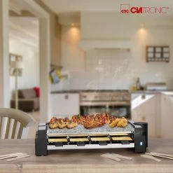 Clatronic Raclette Grill Mit Heißem Stein RG 3678 -Küche Geschäft Clatronic Raclette Grill mit hei em Stein RG 3678@@1864166 9