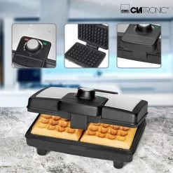 Clatronic Waffelautomat WA 3606, Waffeleisen 8 Clatronic Waffelautomat WA 3606, Waffeleisen -Küche Geschäft Clatronic Waffelautomat WA 3606 Waffeleisen@@9gbkdc23 2