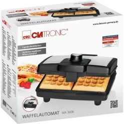 Clatronic Waffelautomat WA 3606, Waffeleisen 9 Clatronic Waffelautomat WA 3606, Waffeleisen -Küche Geschäft Clatronic Waffelautomat WA 3606 Waffeleisen@@9gbkdc23 3