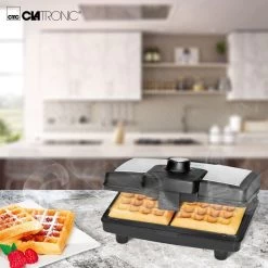 Clatronic Waffelautomat WA 3606, Waffeleisen 11 Clatronic Waffelautomat WA 3606, Waffeleisen -Küche Geschäft Clatronic Waffelautomat WA 3606 Waffeleisen@@9gbkdc23 5