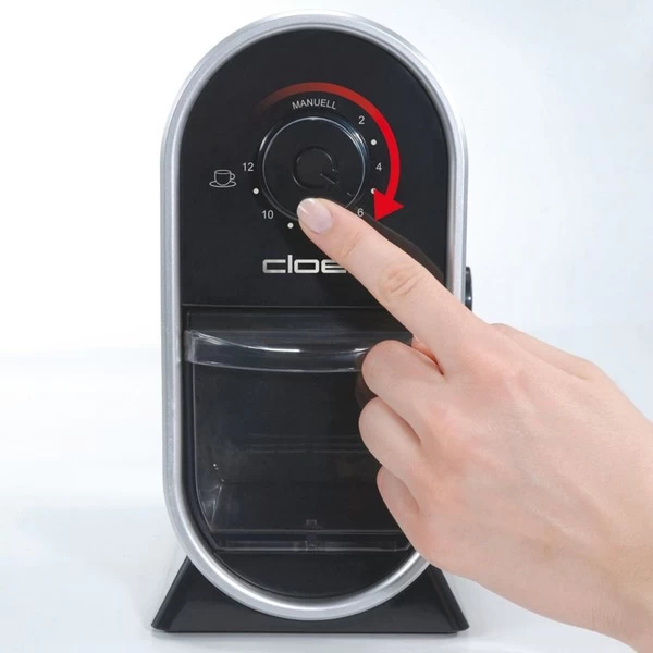 Cloer Kaffeemühle 7560, Mit Scheibenmahlwerk 2 Cloer Kaffeemühle 7560, Mit Scheibenmahlwerk – Bild 2