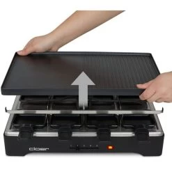 Cloer Raclettegrill 6446 Mit Beidseitig Verwendbarer Grillplatte -Küche Geschäft Cloer Raclettegrill 6446 mit beidseitig verwendbarer Grillplatte@@1675961 3