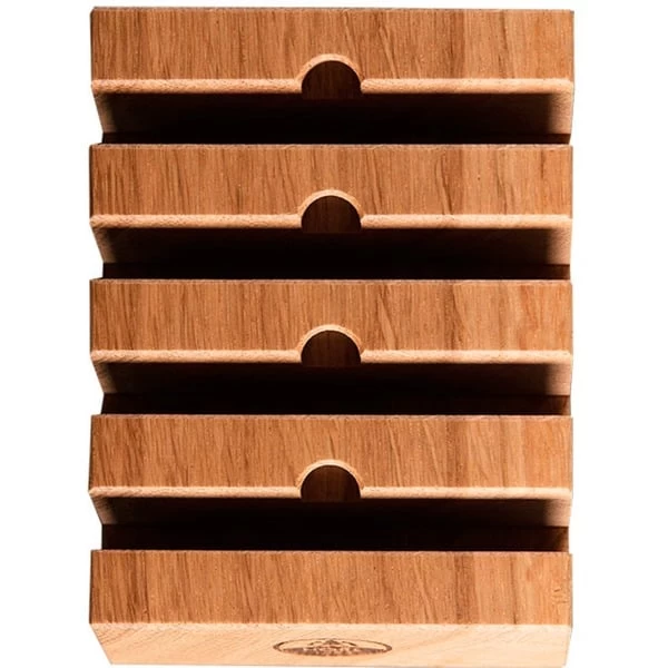 HORL Schleifscheiben Station, Eiche, Halterung 2 HORL Schleifscheiben Station, Eiche, Halterung – Bild 2