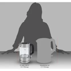 ProfiCook Glas-Wasserkocher PC-WKS 1229 G -Küche Geschäft ProfiCook Glas Wasserkocher PC WKS 1229 G@@1862926 6