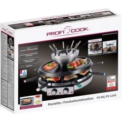 ProfiCook 2in1 Raclette Grill & Fondueset PC RG/FD 1245 -Küche Geschäft ProfiCook 2in1 Raclette Grill Fondueset PC RG FD 1245@@1864176 3