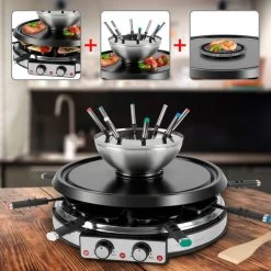 ProfiCook 2in1 Raclette Grill & Fondueset PC RG/FD 1245 -Küche Geschäft ProfiCook 2in1 Raclette Grill Fondueset PC RG FD 1245@@1864176 4