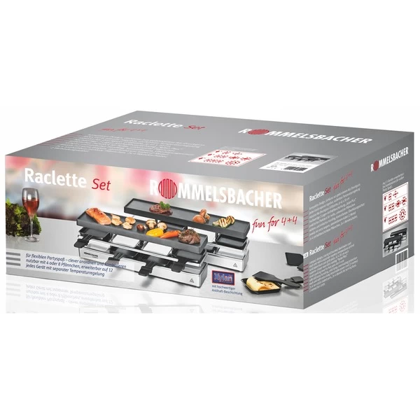 Rommelsbacher Fun For 4+4 RC 1600, Raclette 9 Rommelsbacher Fun For 4+4 RC 1600, Raclette – Bild 9